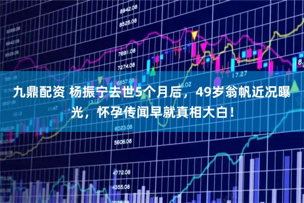 九鼎配资 杨振宁去世5个月后，49岁翁帆近况曝光，怀孕传闻早就真相大白！
