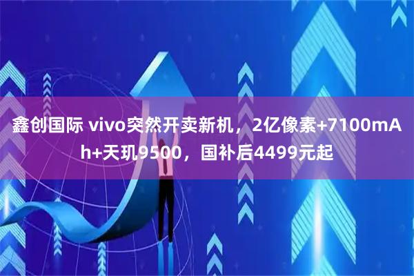 鑫创国际 vivo突然开卖新机，2亿像素+7100mAh+天玑9500，国补后4499元起